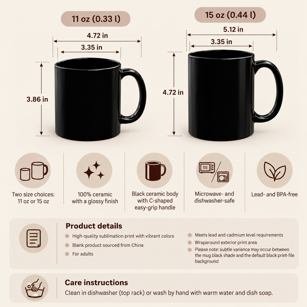 Ashes to Ashes, Attitude to Attitude black coffee mug in a cozy lifestyle photo