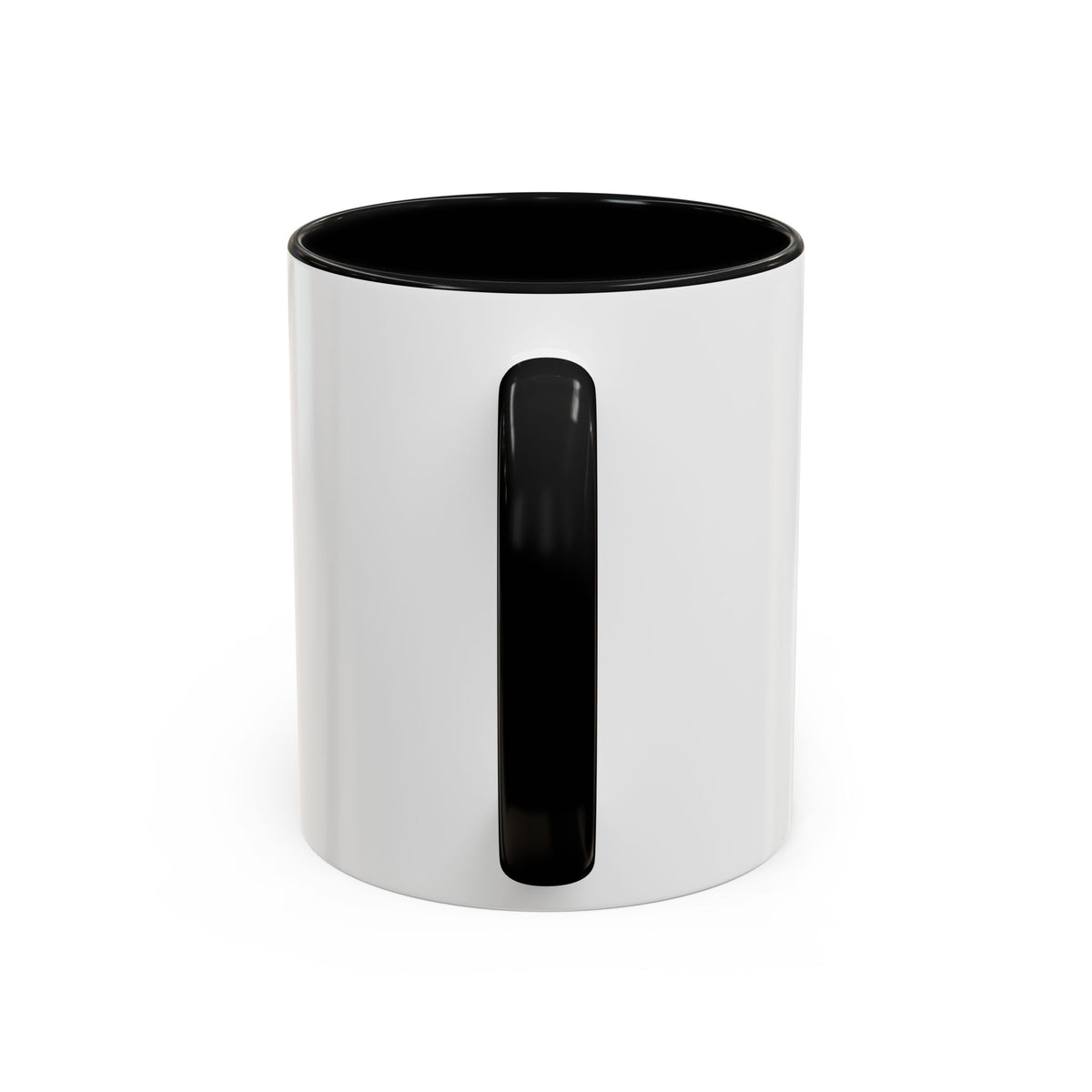 Chronically Over It personalized accent coffee mug with name in serif type, view 6