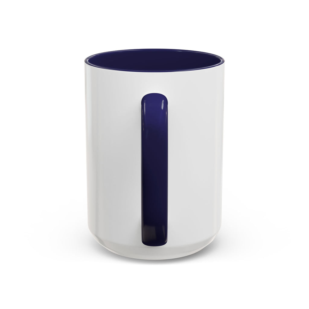 Chronically Over It personalized accent coffee mug with name in serif type, view 21