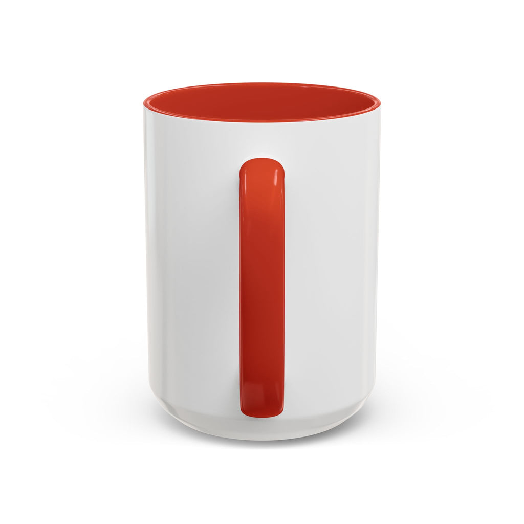 Chronically Over It personalized accent coffee mug with name in serif type, view 27