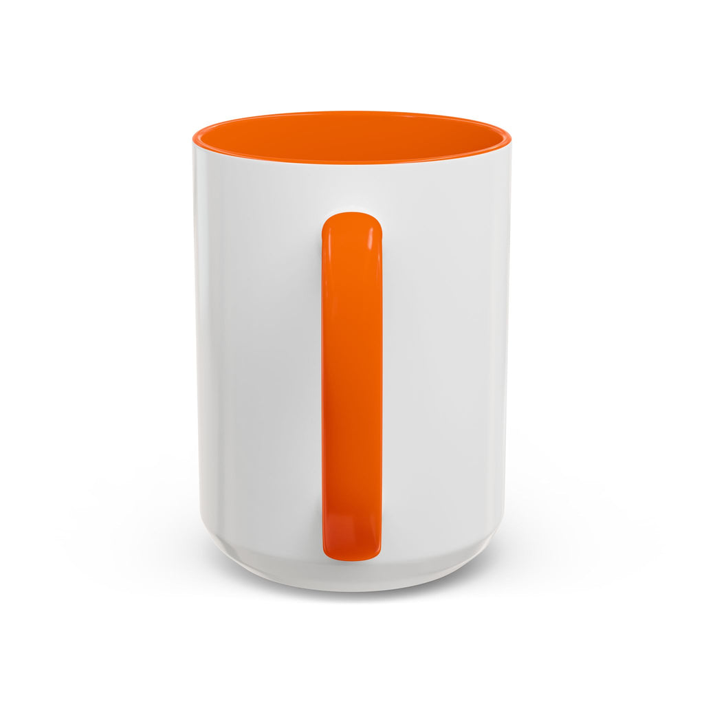 Chronically Over It personalized accent coffee mug with name in serif type, view 42