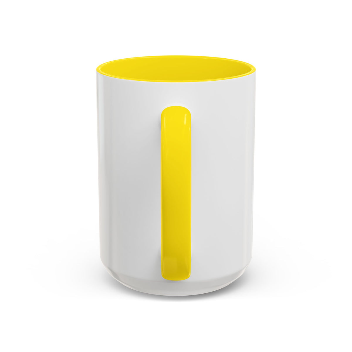 Chronically Over It personalized accent coffee mug with name in serif type, view 45