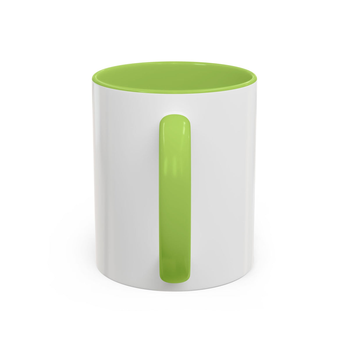 Chronically Over It personalized accent coffee mug with name in serif type, view 48