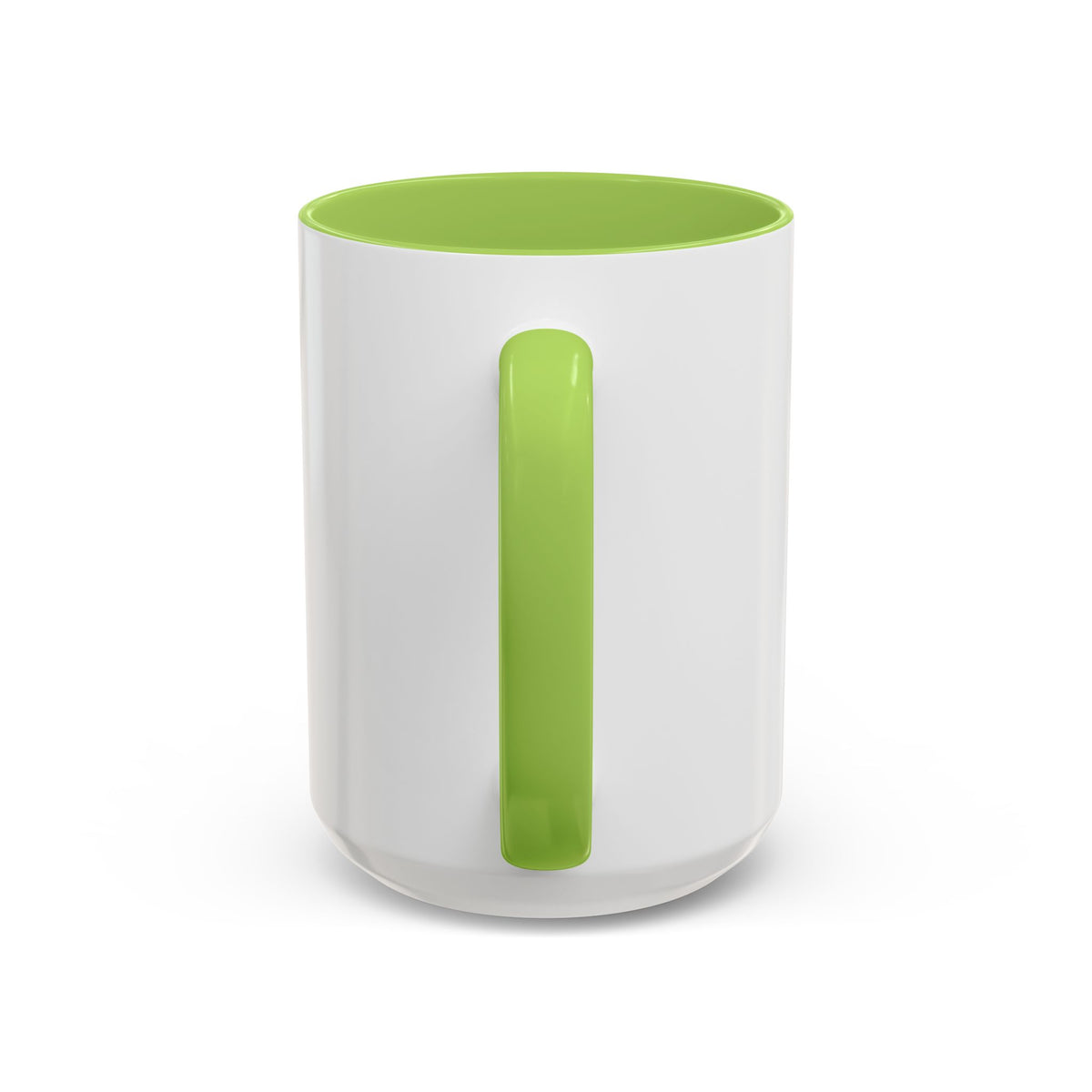 Chronically Over It personalized accent coffee mug with name in serif type, view 57