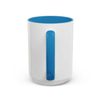 Chronically Over It personalized accent coffee mug with name in serif type, view 60