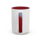 Chronically Over It personalized accent coffee mug with name in serif type, view 63